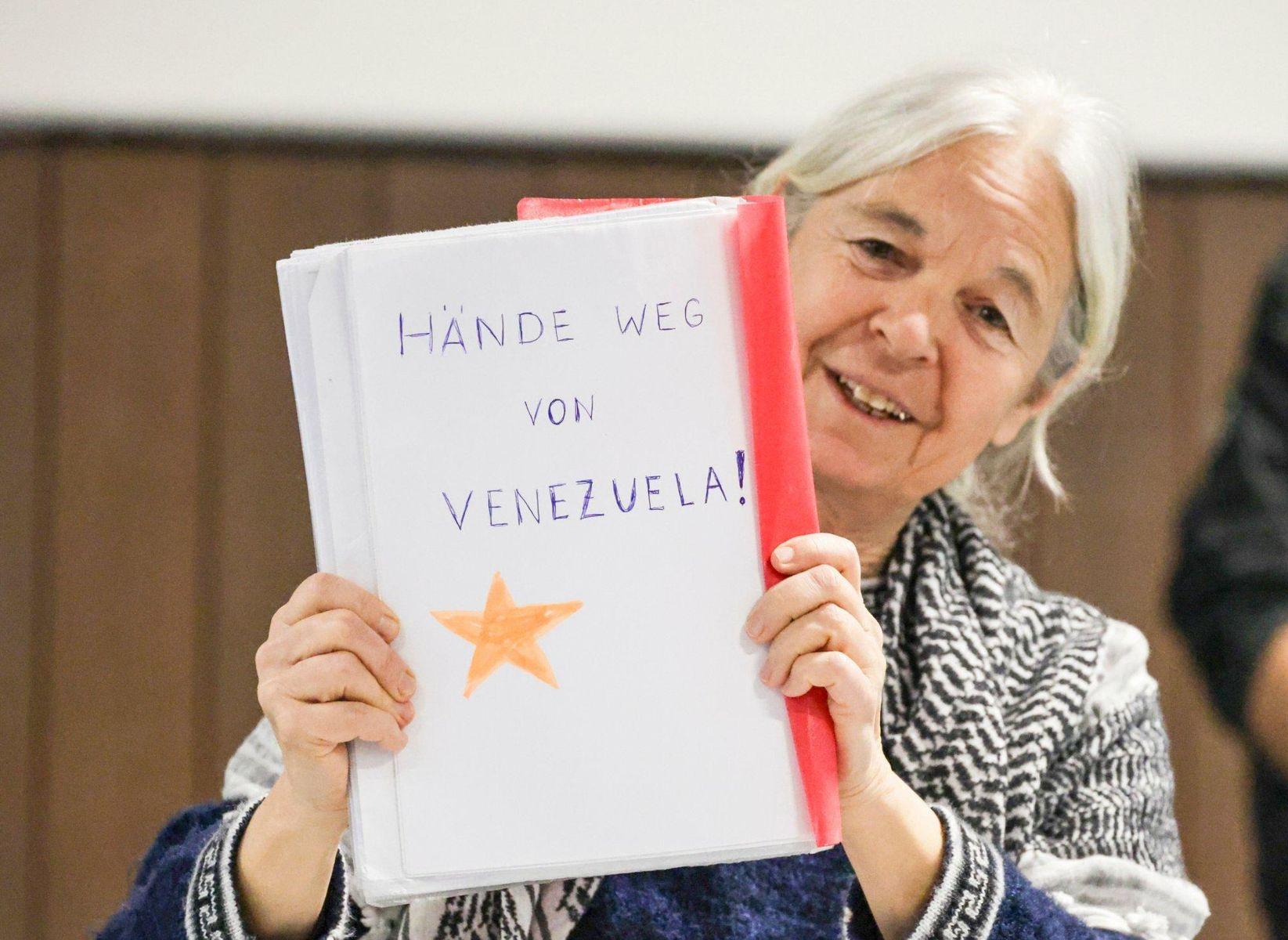 Hände weg von Venezuela: Daniela Klette am 06.01.2026